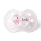 Personalised "Stacked Elephants on Dots" Pacifier