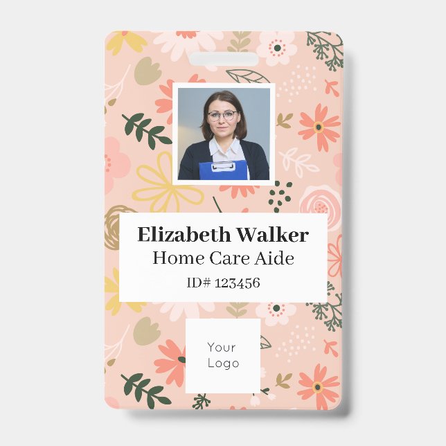Personalised Staff and Event  ID Badge (Front)