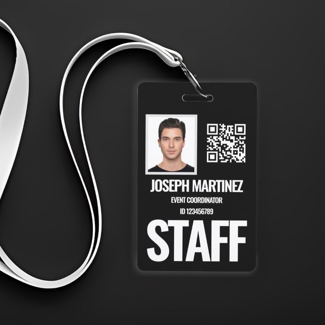 Personalised Staff Employee Photo ID Badge (Creator Uploaded)