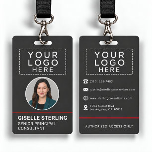 Personalised Staff Identification Badge ID Badge