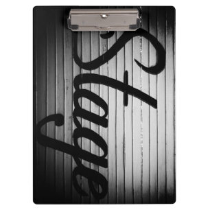 Personalised "Stage" Vintage Sign Clipboard