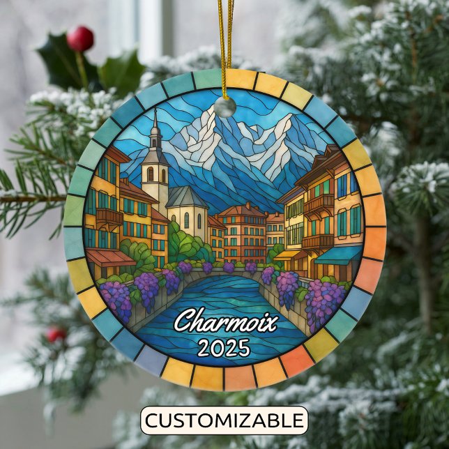 Personalised Stained Glass Charmoix Ornament (Creator Uploaded)