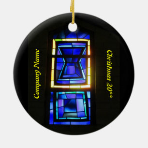 Personalised Stained Glass Window Ornament