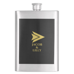 Personalised Stainless Steel Classic Flask Zazzle