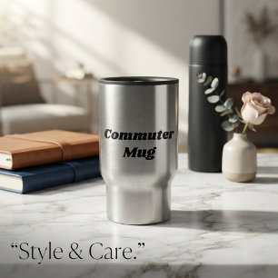 Personalised Stainless Steel Travel Mug Design