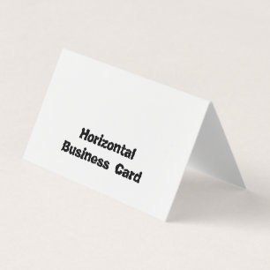 Personalised Standard Semi-Gloss Folded Business Card