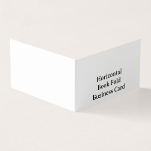 Personalised Standard Semi-Gloss Folded Business Card