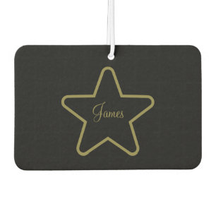 Personalised Star Car Air Freshener 