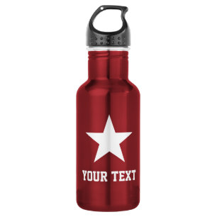 Personalised star logo sports water bottle gift