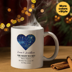 Personalised Star Map Mug: The Night We Met  Coffee Mug