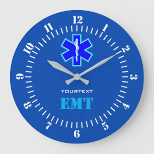 Personalised Star of Life Paramedic Services on a Large Clock