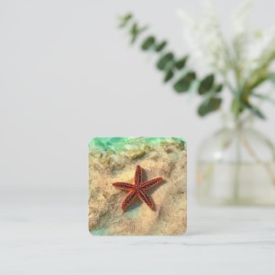 Personalised starfish mini notecards