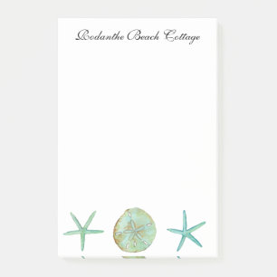 Personalised Starfish watercolor Notepad