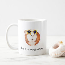 Personalised Starry-eyed Guinea Pig Mug