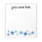 Personalised Stars Stationery for Boys