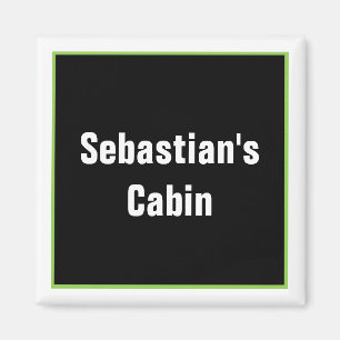 Personalised Stateroom Door Marker Magnet