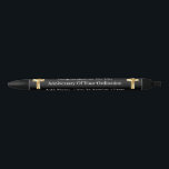 Personalised Stationary Priest Nun Clergy Catholic Black Ink Pen<br><div class="desc">ANY number of years as an Ordained Pastor, Priest Minister Deacon etc. Ordination Anniversary personalised commemorative keepsake Gift with text template fields for you to add name, date and other text as desired. Add a personal message, greeting, Bible verse, scripture, proverb. Suitable for any milestone 1st 5th 10th 15th 20th...</div>