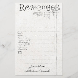 Personalised Stationary Stationery