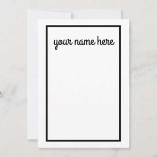 Personalised Stationery Notecards for Men
