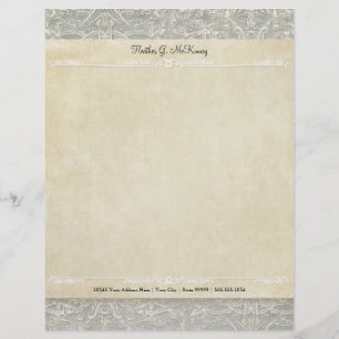 Personalised Stationery Vintage French Regency Flyer