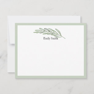Personalised Stationery Wild Meadow Flat Card