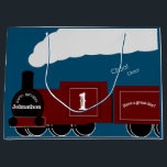 Personalised steam train birthday large gift bag<br><div class="desc">Personalised steam train large birthday gift bag.
Perfect for those who love railways or for boys who love trains.
To customise the name and change shown,  click personalise.</div>