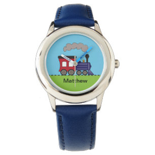 Personalised Steam Train Locomotive Watch