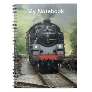 Personalised Steam Train Notebook