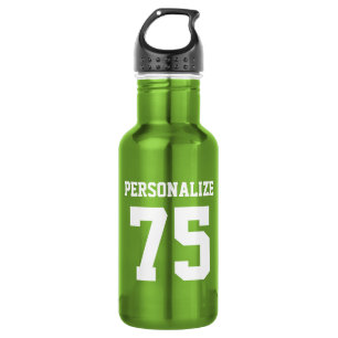 Personalised steel water bottles for sports teams
