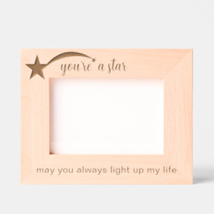Personalised Stellar Stars Etched Frames