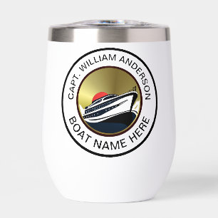 Personalised Stemless Stainless Steel Wine Tumbler