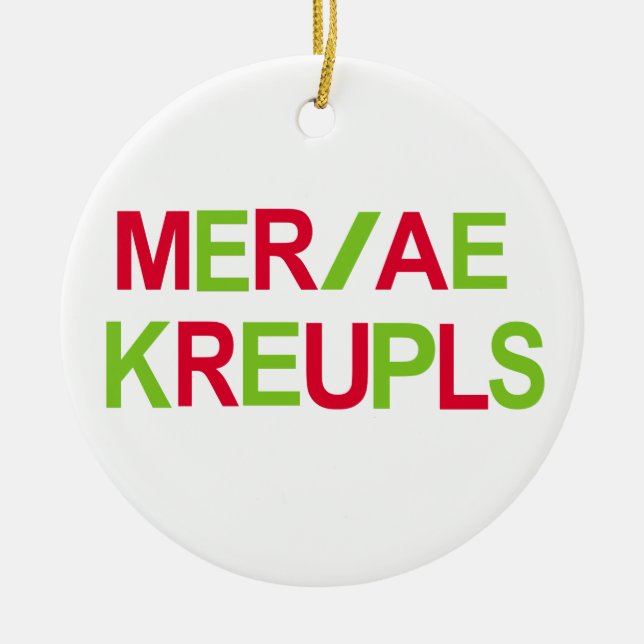 Personalised Steno Court Reporter Ceramic Tree Decoration (Front)