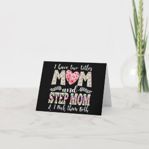 Personalised Stepmom Mother's Day Card