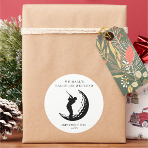 Personalised Sticker   Bachelor Golf Weekend