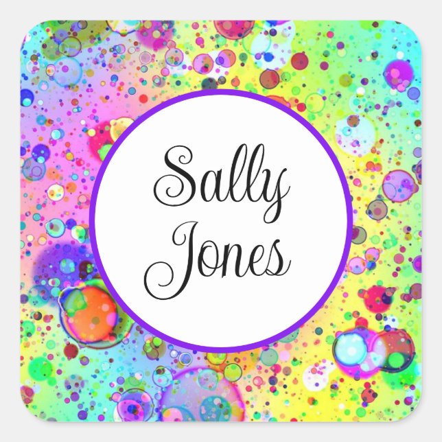 Personalised stickers  (Front)