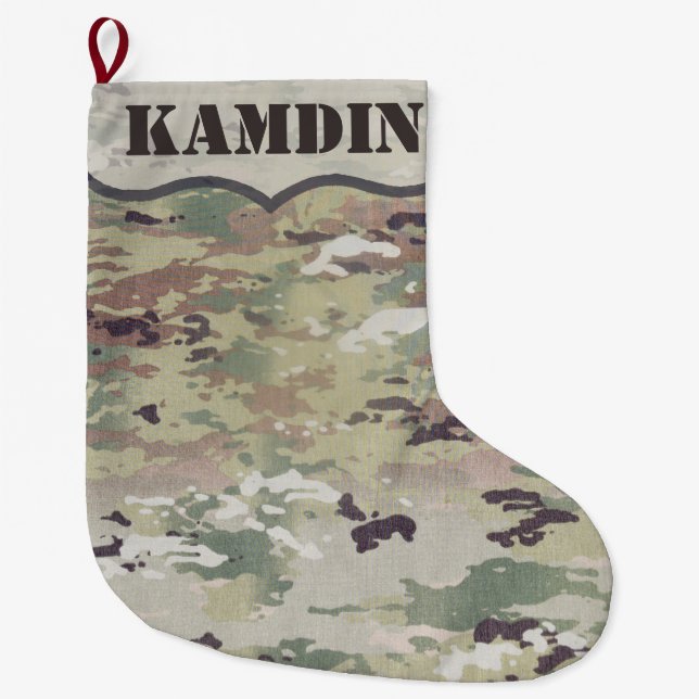 Personalised Stocking Army OCP Camo Uniform Camofl (Front)