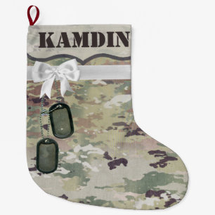 Personalised Stocking Army OCP Camo Uniform Camofl