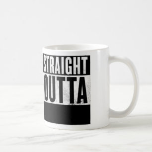 Personalised STRAIGHT OUTTA Coffee Mugs