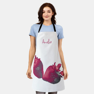 Personalised Strawberry  Apron