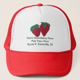 Personalised Strawberry Strawberries Hat