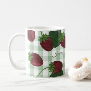 Personalised Strawberry Vine Cloth  Coffee Mug