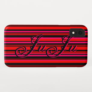 Personalised Stripe iPhone XR Case