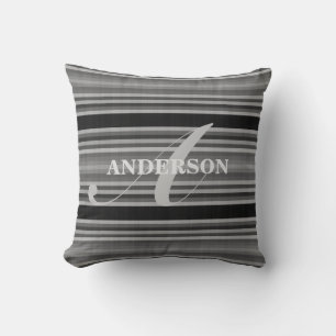 Personalised Stripes Cushion