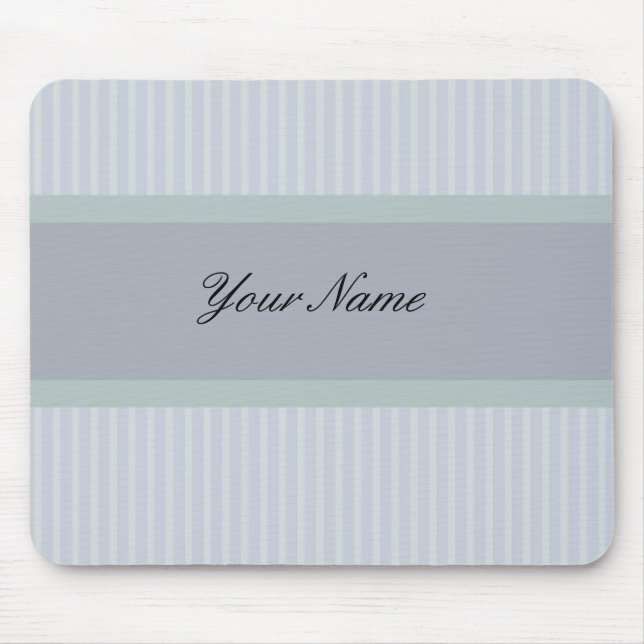 Personalised Stripped Mouse Pad (Front)