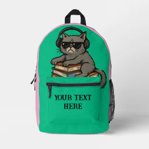 Personalised Student Gear Too Cool for School  Printed Backpack