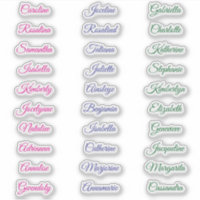 Personalised Student Name Script for School