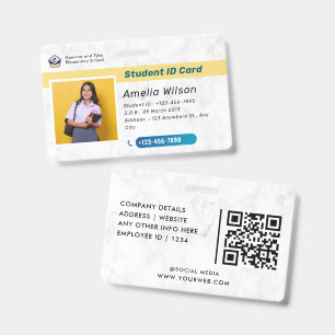 Personalised Student Photo ID Badge