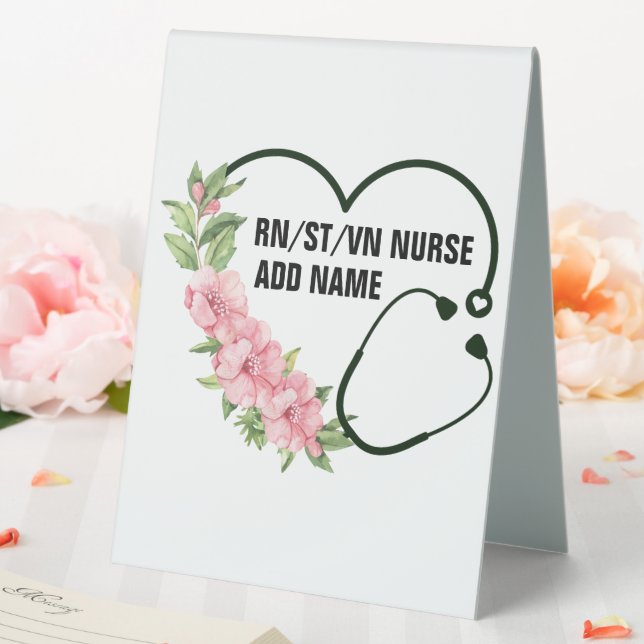 Personalised Student-Registered-Veteran Nurse Name (In SItu (Wedding))