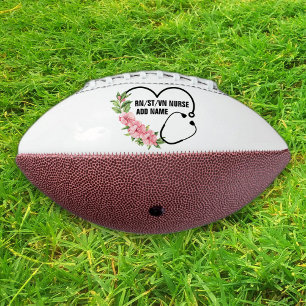 Personalised Student-Registered-Veteran Nurse Name American Football