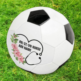 Personalised Student-Registered-Veteran Nurse Name Football